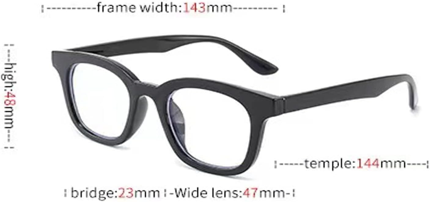 HUIHUIKK Nearsighted Retro Myopia Glasses Everyday Use Mens Womens Distance Glasses - Image 4