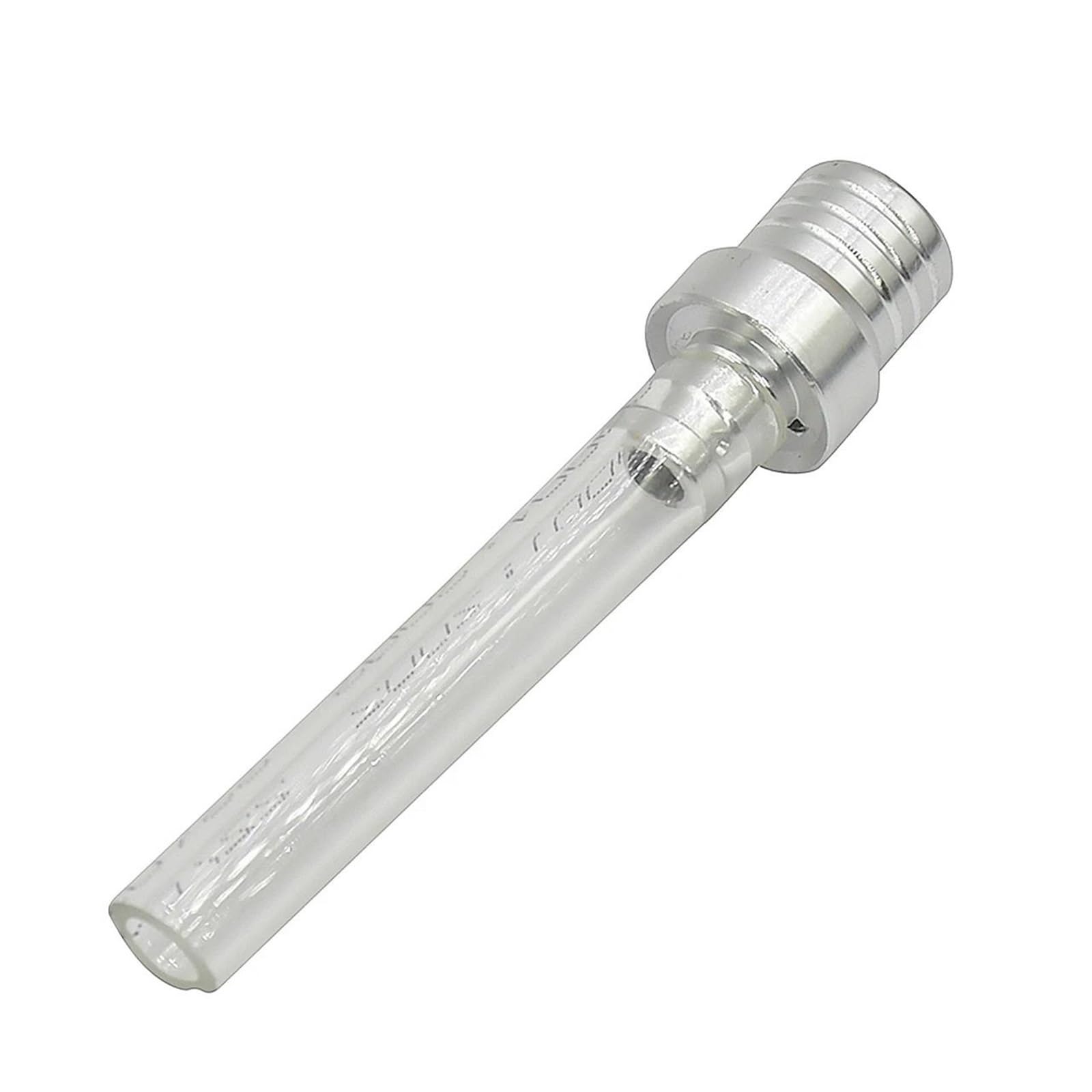 Universal Motorcycle G&AS Fuel Cap Valve Vent Breather Hose Tube for YAM&AHA Motocross ATV Quad Dirt Pit Bike(White Silver)