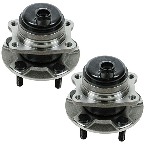Image of TRQ 2 Piece Rear Wheel Bearing & Hub Assembly Set Compatible with 2001-2007 Chrysler Town & Country 2001-2003 Voyager Dodge Caravan Grand Caravan