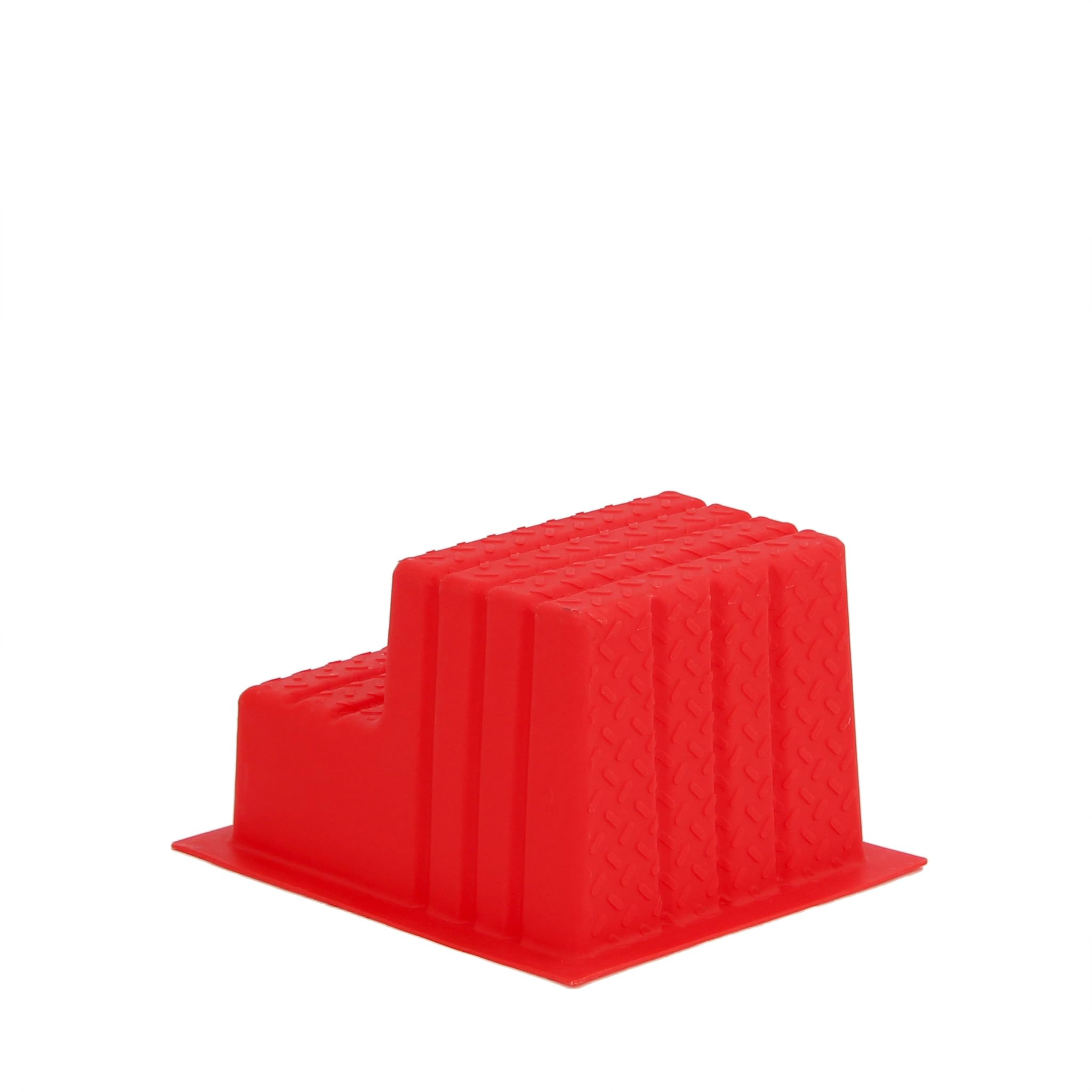 Aufstiegshilfe, Aufstiegs-Hocker mit 2 Stufen. (Rot)
