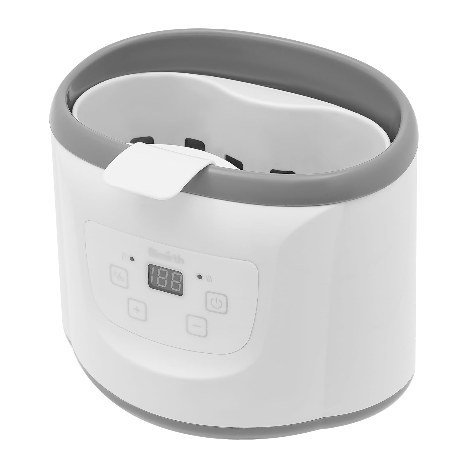 Scaldabiberon Baby 6 in 1, sterilizzatore per biberon con controllo della temperatura, protezione di spegnimento e display a LED, funzione di mantenimento del calore, scongelamento per famiglie,