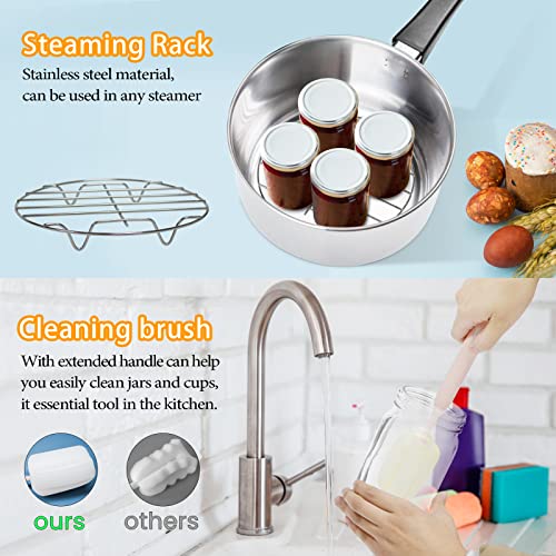 Canning Supplies, Canning Kit With Stainless Steel Wide Mouth Funnel, Canning Rack, Kitchen Tongs, Jar Lifter, More Canning Accessories For Canning Essential Tools #TOP4