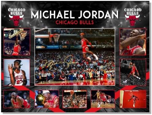 LPAIWXY Miehacl Jardon Dunk poster For Fans Kids Room Bedroom Wall Decor-Basketball Miehacl Jardon Signed Posters Canvas Prints Picture For Teen Boy girls Gifts