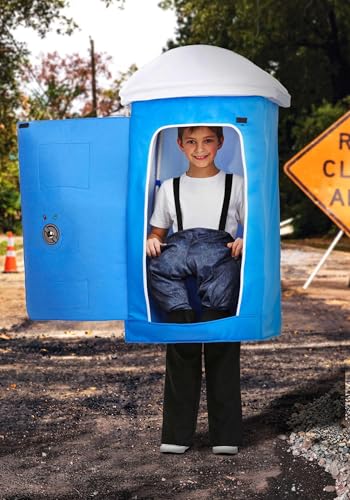 Disfraz Infantil Porta Potty con Piernas Falsas miniatura 2
