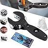 Ratcheting Tubing Cutter, 2025 New Upgrades Copper Pipe Cutter, Tubing Cutter 1/4″ To 7/8″, 2 in 1 Close Quarters Tube Compact Cutter, Ratcheting Pvc Cutter, Pipe Cutters Plumbing (Black)