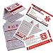 In Case of Emergency Contact Cards with Medical Alert, Two Premium Tri-Fold Wallet Cards, Two Key Fobs, I.C.E. ID Emergency Contacts, Allergies, Medical Information, Doctors. Plus printable forms!