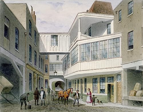 Affiches d'art de prestige City of London peinture sur toile Hosmer Shepherd 60x90