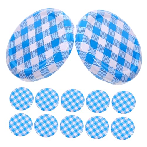 GLEAVI 50 Piezas Tapas para Conservas Lids de Hermético para Ancha Cubiertas para Almacenamiento de Reutilizables y Resistentes