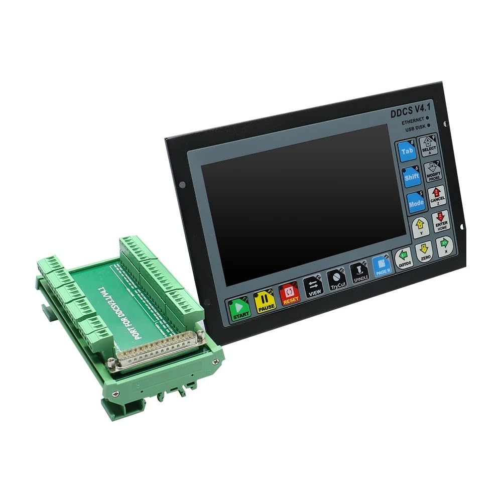 JVDDI DDCS V4.1 Upgrade DDCSV 3. 4 Axis G Code Independent Offine CNC Stand Alone Controller For Engraving Milling Machine(4 Axis)