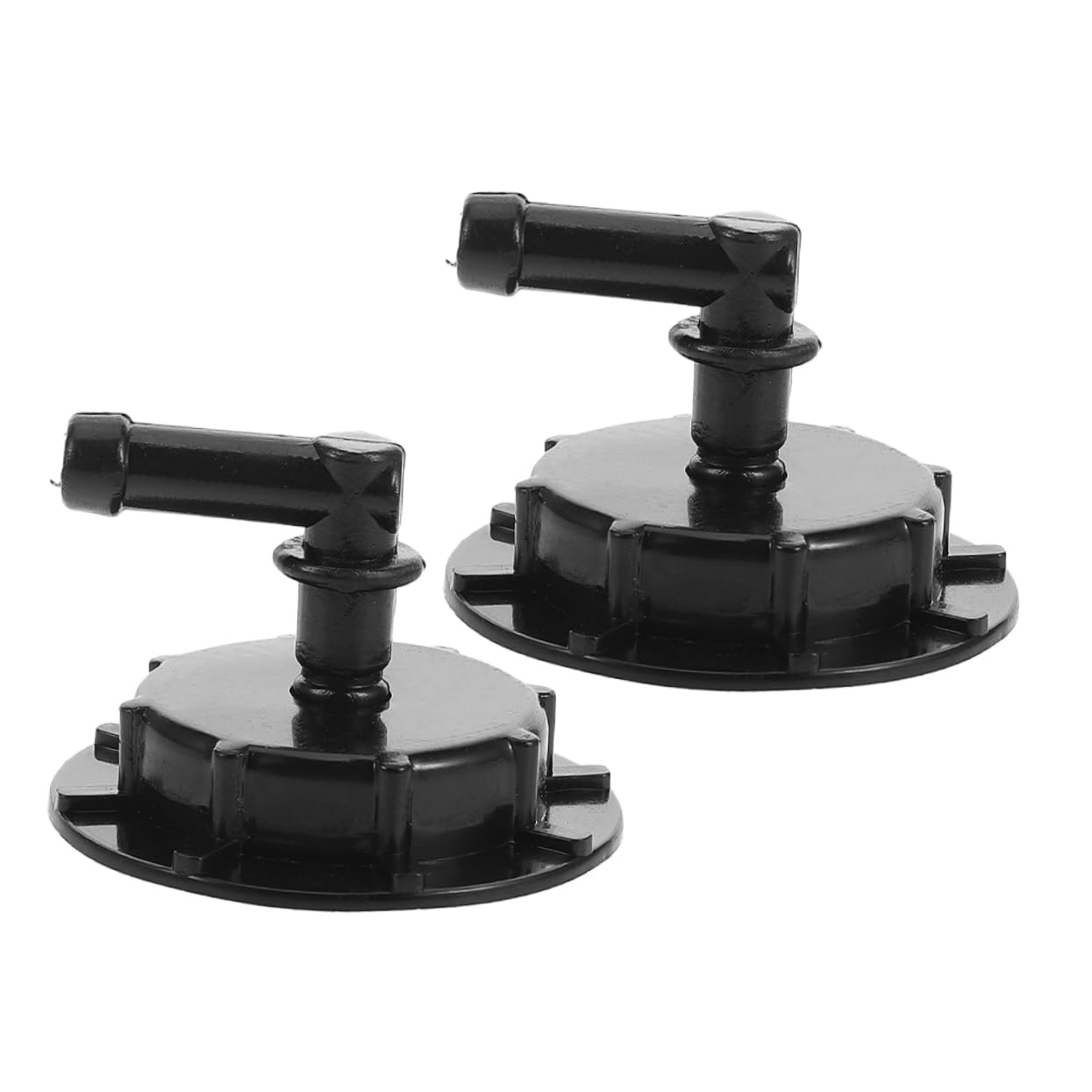 2 Pièces Bouchon de réservoir de radiateur couverture du réservoir de radiateur bouchon de valve de radiateur Remplacement du bouchon de radiateur Cap Plastique Noir