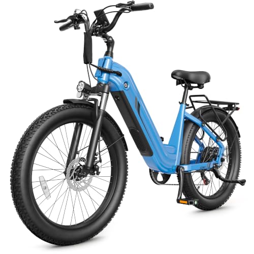 Hopepeak 24-Inch Step-Through Fat Tire E-Bike