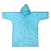 ASR Outdoor Blue Emergency Poncho One Size Fits Most Reusable Polythylene