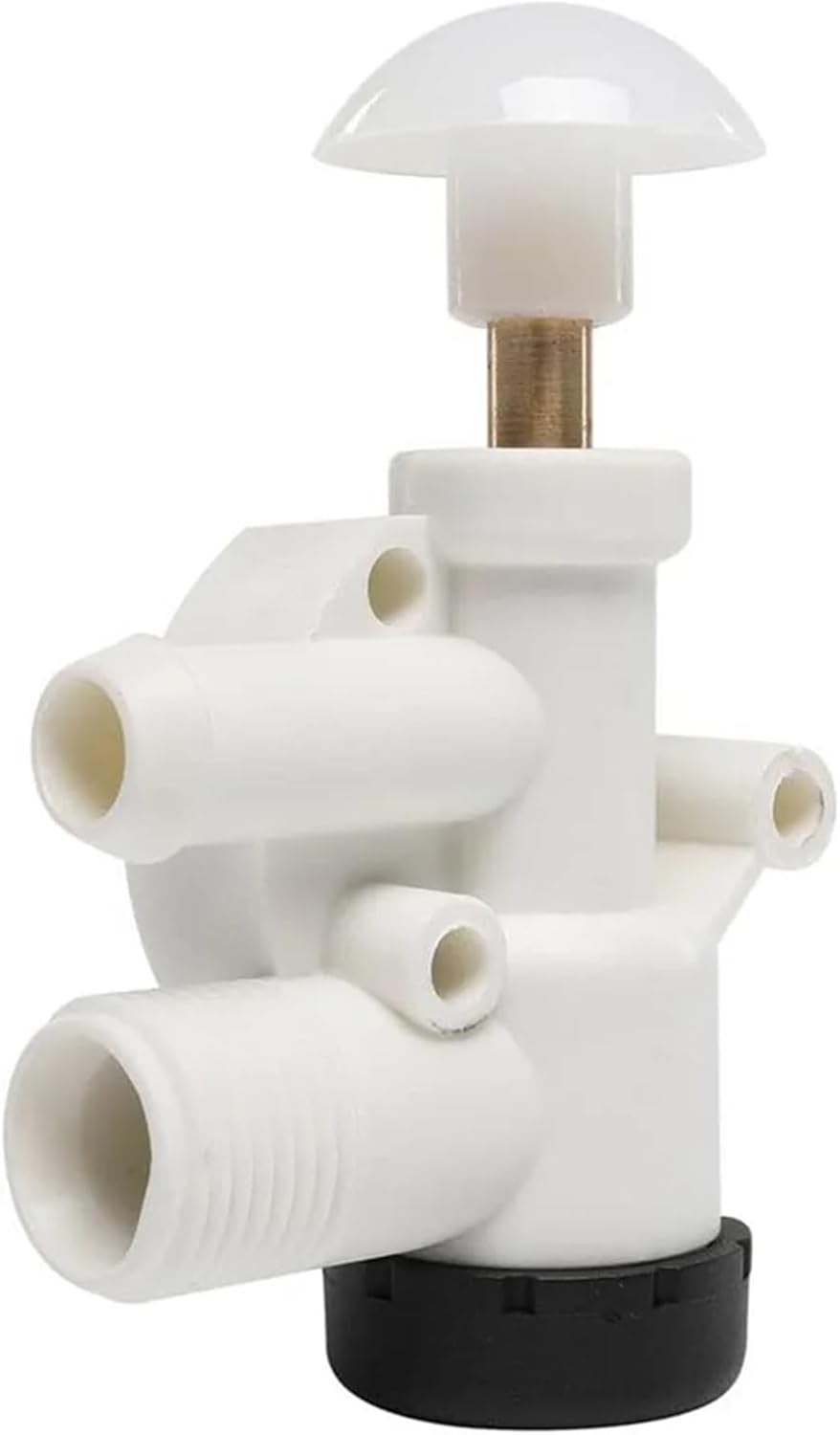 Toilet Water Valve Kit for RV Water Valve Assembly Trailer Toilet Repair Kit Pedal Flush Toilets for Camper Pedal-Flush