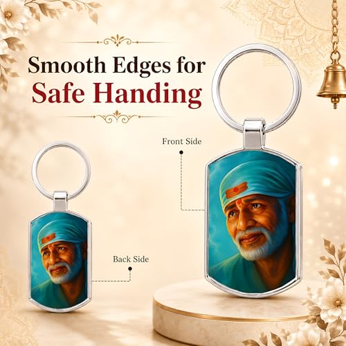 Image of Premium Printed Metal Keychain for Men & Women | High-Definition Artwork Print | Durable Key Ring for Car, Bike, Home & Office Keys | Stylish Decorative Key Holder Gift