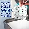 Zevo Compact Flying Insect Trap Kit with Refill Cartridges - Plug-in Indoor Bug Catcher for Gnats, House & Fruit Flies - Blue + UV Light Technology, No Odor, No Mess (1 Plug-in Device + 3 Cartridges) #4