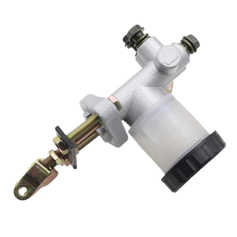 Hydraulischer Hauptbremszylinder Hinten Mit Feststellbremse Kompatibel mit ATV Quad UTV Dune Go Kart Buggy