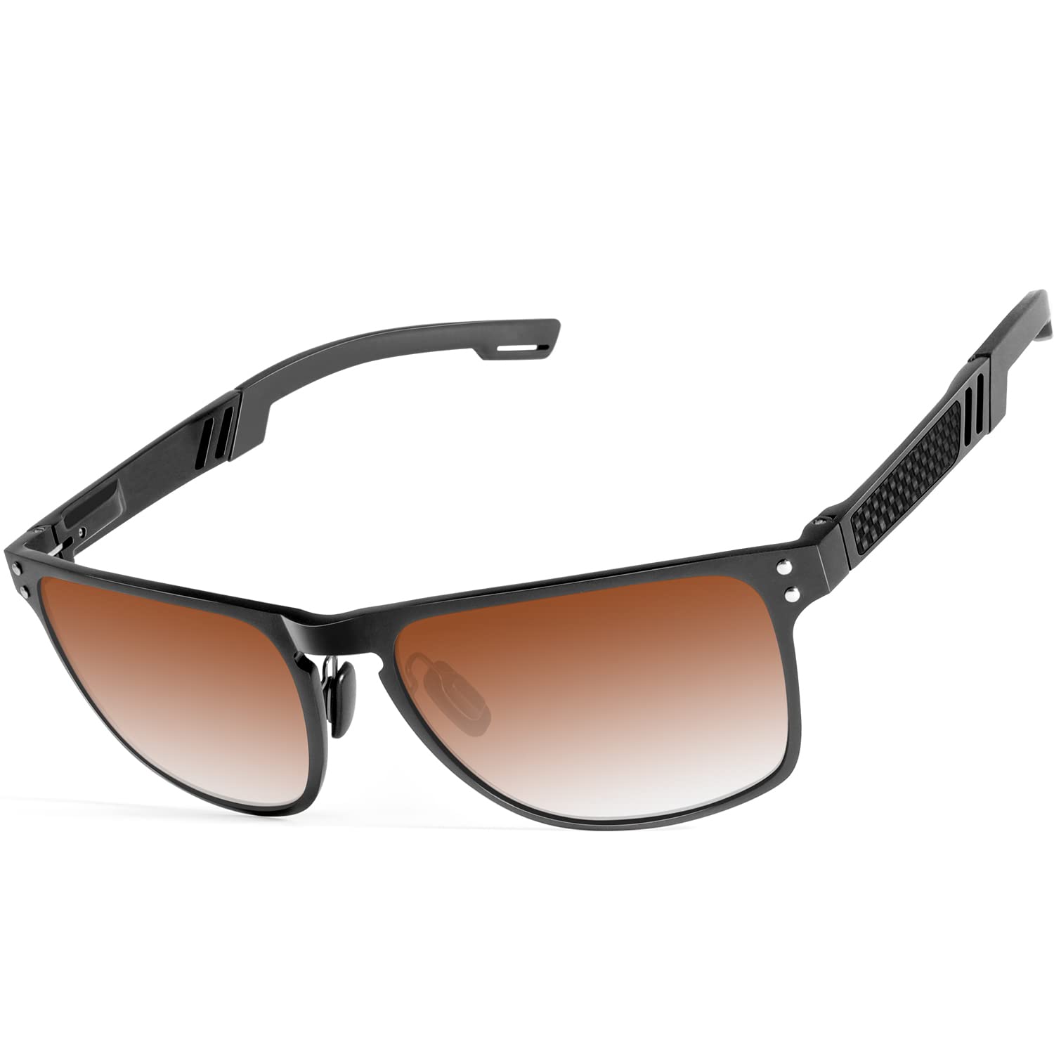 ANYLUV Mens Sunglasses Polarized Premium Al-Mg Metal Frame Sunglasses for Men Women Rectangle Style with UV Protection