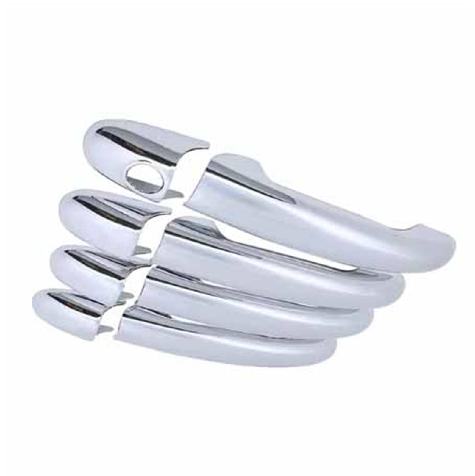 Zhauyorv Silver Door Handle Covers Compatible With Vw Sharan, 1995-2010, Scirocco