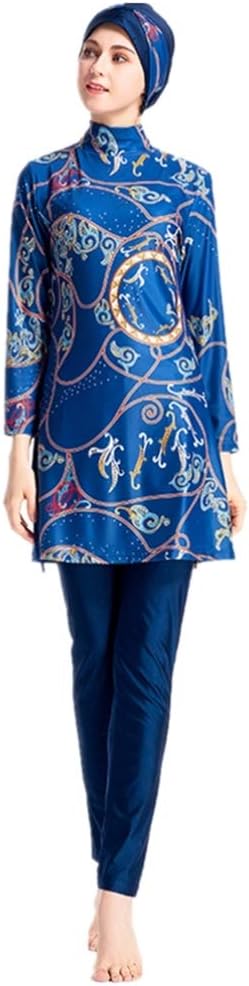 Modest Swimwear for Women Long Sleeve Swimsuit Burkini Modesty Swimming Costume Rash Guard Surfing Suit Beachwear