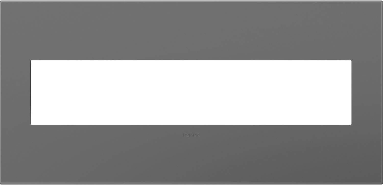 Legrand adorne Magnesium, 5-Gang Wall Plate, AWP5GMG1
