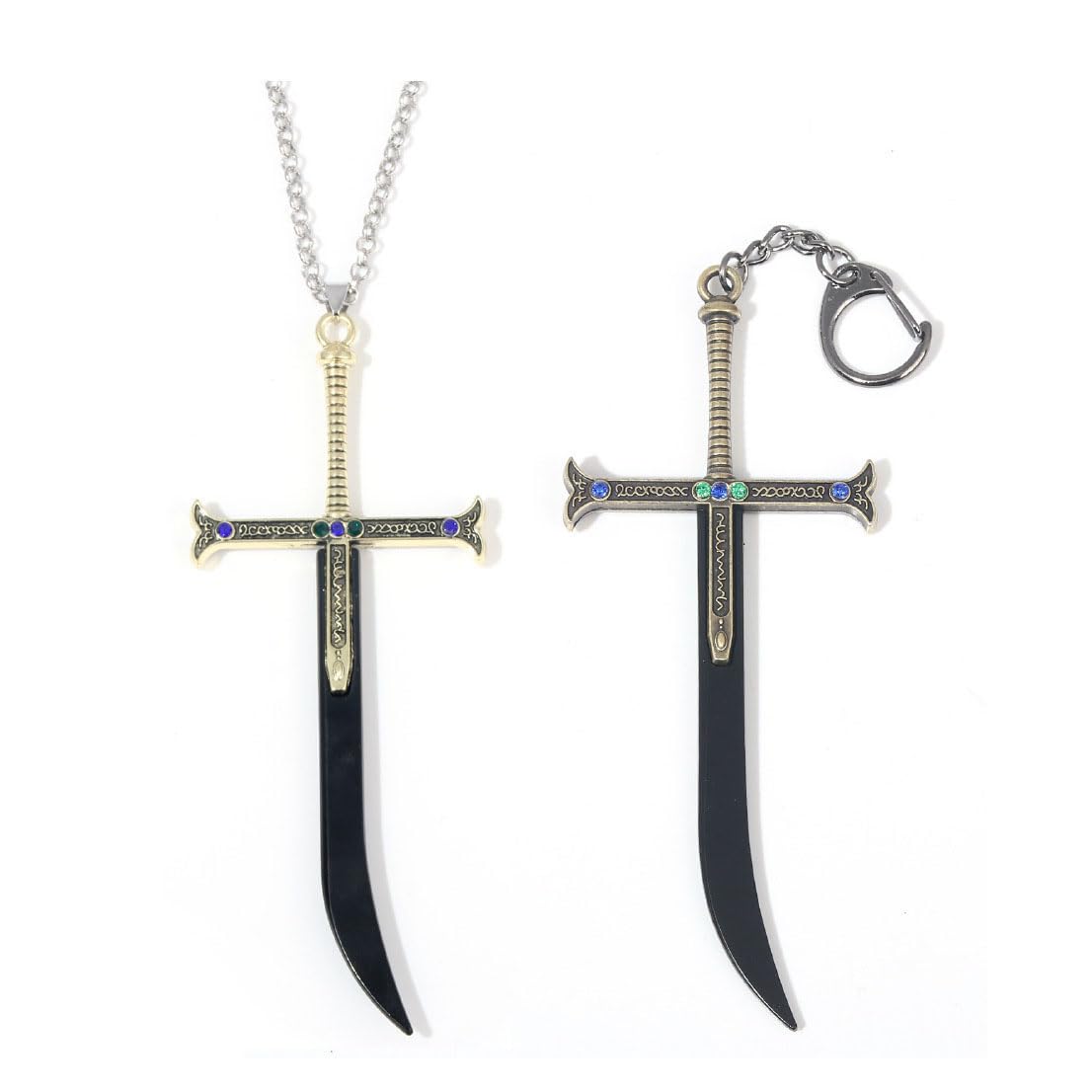 Amazon.co.jp: ワンピース 王下七武海 刀 ネックレス