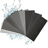 【Einfach zu bedienen】Das Sandpapier hat eine Größe von 23 x 9,2 cm und kann gefaltet, zerrissen oder in jede gewünschte Größe und Form geschnitten werden.