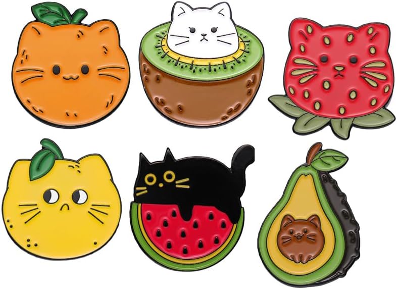 Calcifer Anime Pins for Backpacks Aesthetic,Funny Enamel Pins Set for hats,Cute Cartoon Brooches Pins for Jackets