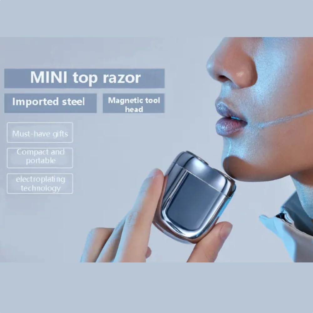 Electric Razor for Men, Electric Shaver for Men Face Navy Blue