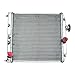KUUHLERSAT All Aluminum Radiator Compatible With 1992-2000 Honda Civic EG EK/Del Sol/Integra D15 D16 B16 B18 Manual Transmission Radiador, 1 Row Core Cooling Radiators