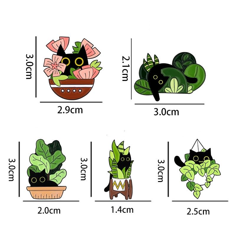 Image of Cute Cartoon Brooch Pins Enamel Brooches Lapel Pins Badge for Women Girls Children for Clothing Bag Decor