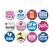 Labor and Delivery Nurse Buttons Pins