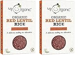 Mr Organic - Organic Mr Organic Red Lentil Protein Rice 250g - Non GMO & Preservative Free - Gluten Free & Vegan - Made With Red Lentil Flour - Pack of 2
