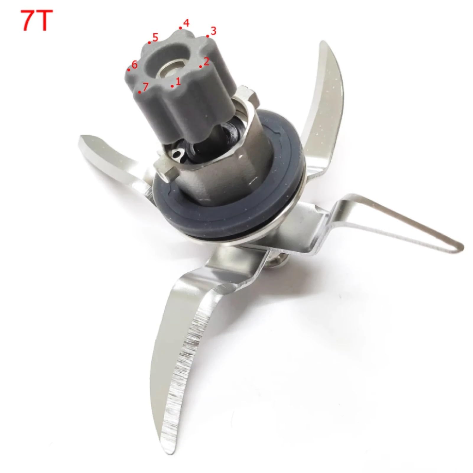Lama frullatore 7 denti compatibile for Monsieur Cuisine Edition Plus SKMK1200 C3/D4/E5 SKMK1100A1 Mix Knife
