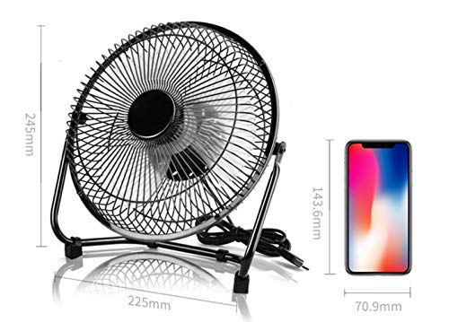 Mini ventilateur de bureau USB silencieux 8 pouces à 2 modes DAYISS