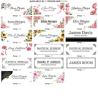 Desk Name Plate Personalized | Custom Name Plates | Name plate Men | Desk Office | Office Men Sign | Name plaque Men | Men gift - (8x3)