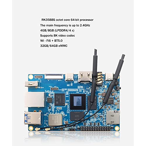Junguluy 5B Utvecklingstavla RK3588S 8-Core 8GB RAM 64GB EMMC