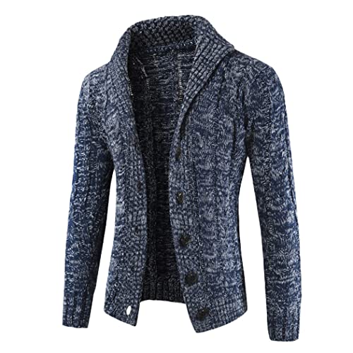 Cardigan pour homme bleu marine XL parfait pour vos sorties décontractées