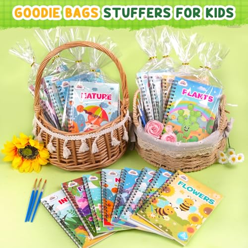 Image of ZMLM 24 Pack Nature Coloring Books - Birthday Party Favors for Kids 4-8