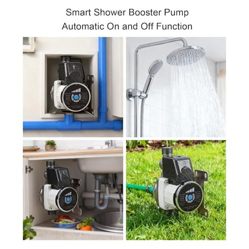 Bomba elevadora de presión de agua para ducha reconfortante de 85W 8