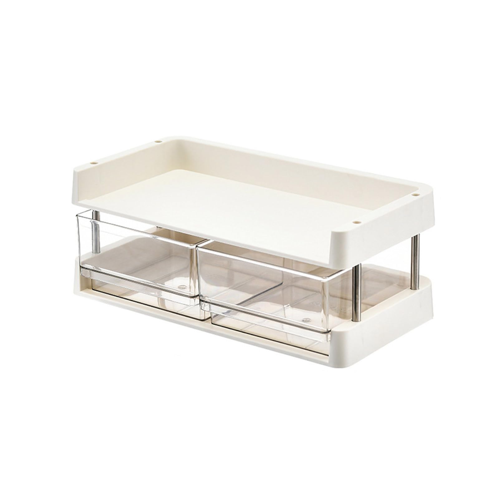 TFAOYS Space Saving Multiple Purpose Shelving Unit Easy Without Tool Setups Adjustable Layers Home Organization Multiple Layer Storage Organizers