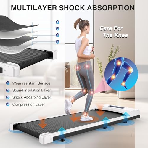 Walking Pad Treadmill caminadora portátil con control remoto miniatura 2