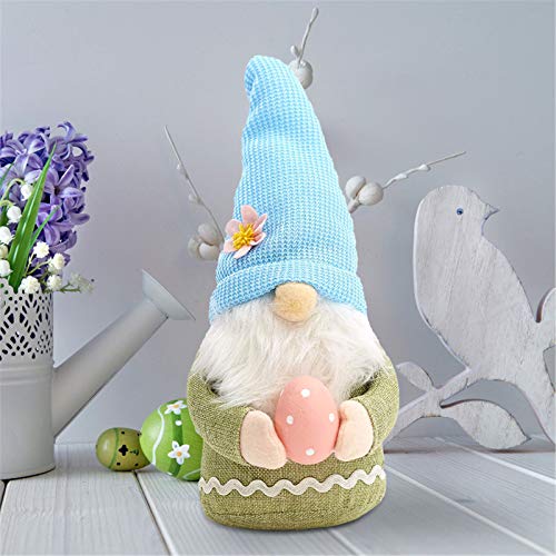 image for Kexle 2/3PCS Easter Bunny Carrot Gnome Plush Doll Decorations,for Holi