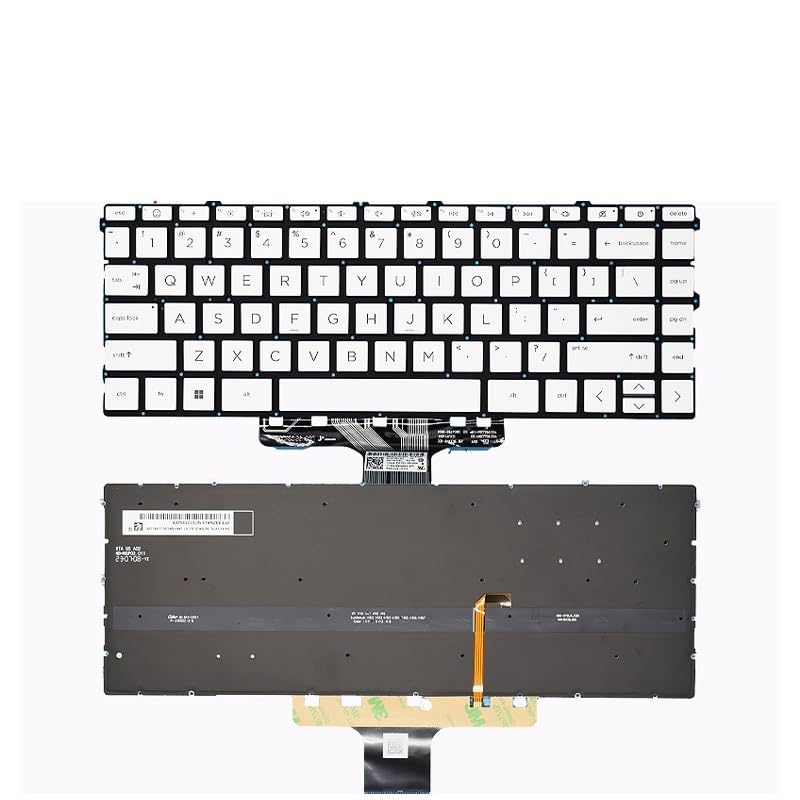 Clavier russe HP Envy TPN-C157 argent LED 6037B0239201