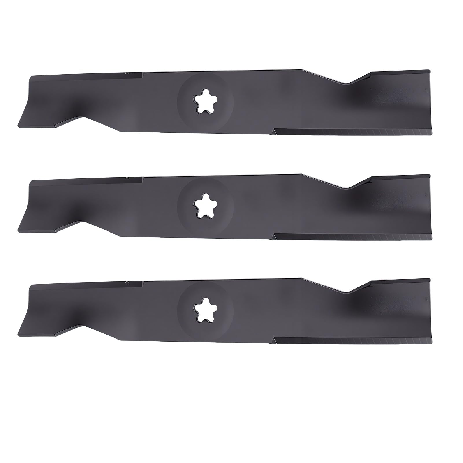 Cuchillas de Repuesto para Cortacésped de Alta Elevación Z248F YTH2348, Cuchillas de Cubierta de Acero Al Carbono Duraderas de 48 Pulgadas para una Recolección Eficiente de Césped, Paquete