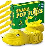 Animal Pop Tubes for Kids Sensory Toys - Toddler Fidget Toys for Boys & Girls- Engaging Pop Tube Sensory Toy for Toddlers - Children Party Favors Snake Toy Tubes