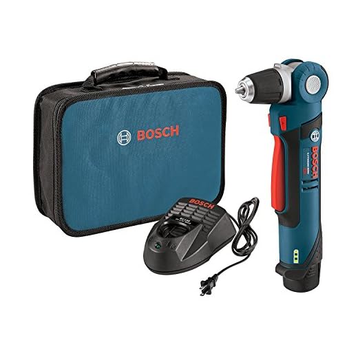 BOSCH PS11-102 12V Max 3/8 In. Right Angle Drill/Driver Kit with 2.0Ah Lithium Ion Battery