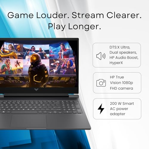Image of HP Victus Gaming Laptop 16.1 inch FHD Display | Intel Core i5-14450HX | 16GB RAM | 512GB SSD | NVIDIA RTX 3050 4GB Graphics | Windows 11 Home | 1 Year Warranty (BH0R9PA)