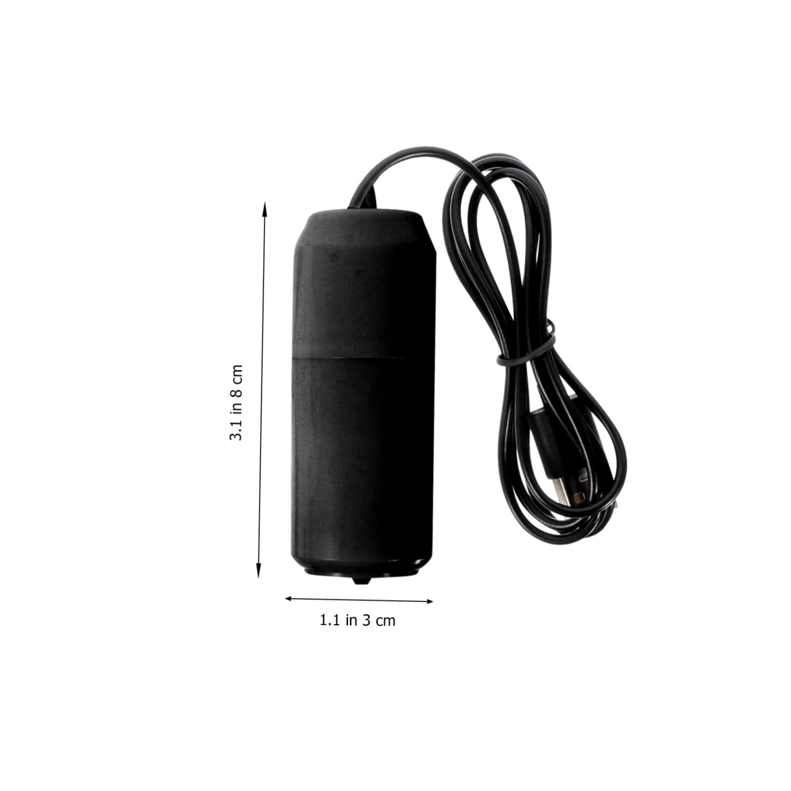 BESPORTBLE de oxigeno Pecera Portable Air Pump Fish Tank Aquarium pequeña de Agua Tanque de oxigeno portatil burbujeador de Acuario portátil de Agua de Acuario USB