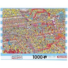 AQUARIUS Wheres Waldo? Cake Factory 1000pc Puzzle 1000 Piece Jigsaw Puzzle - Glare Free - Precision Fit - Officially Licensed Wheres Waldo Merchandise & Collectibles -22x28 Inches