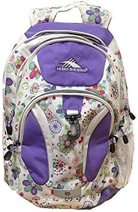 High Sierra Riprap Laptop Backpack for 15-Inch Laptop (Light Purple and White)